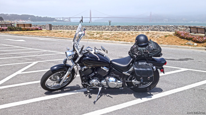Yamaha V-star 650cc SF Golden Gate Bridge